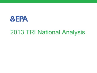 2013 TRI National Analysis
 