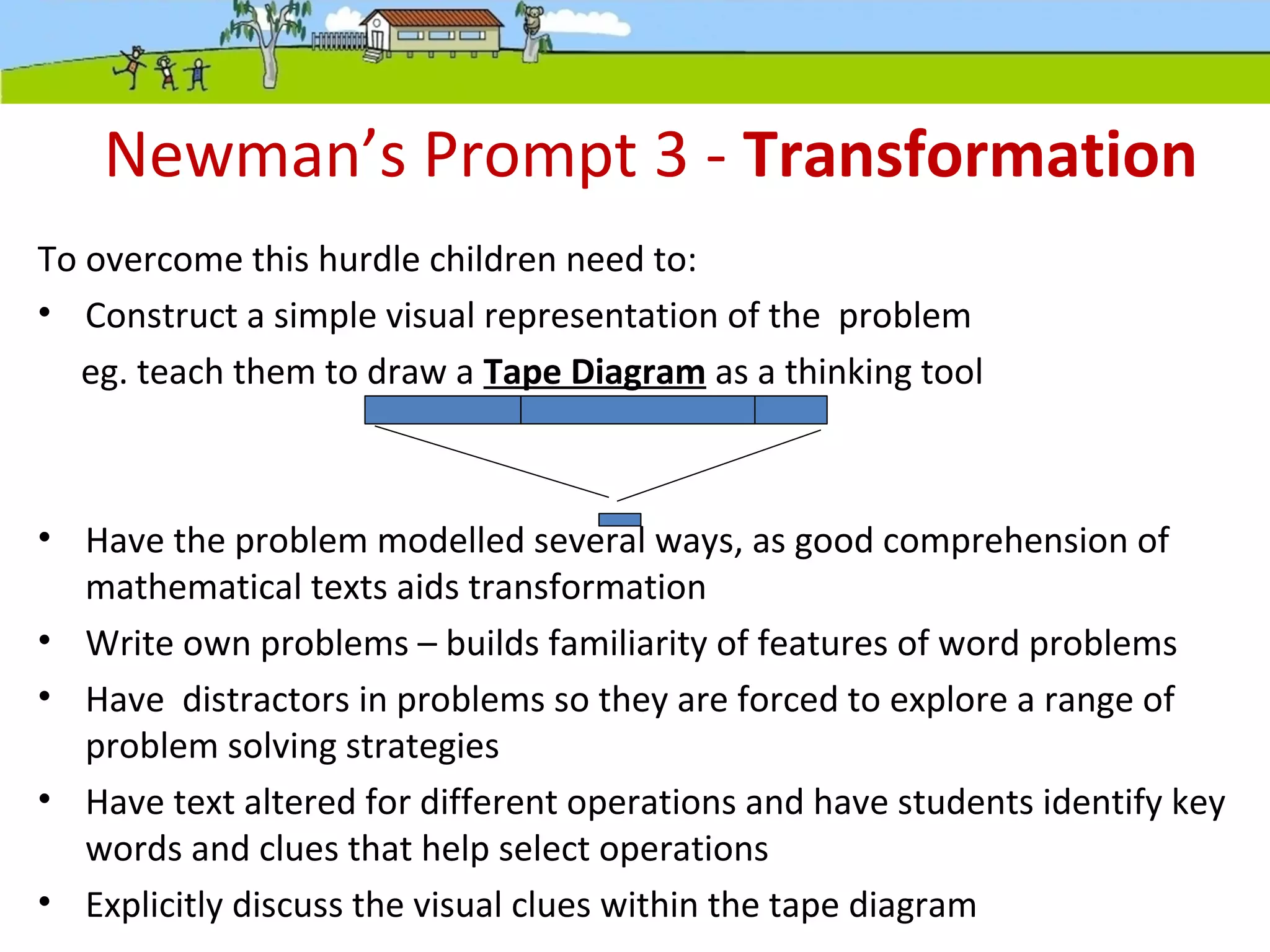 2013 newmans error analysis and comprehension strategies | PPT
