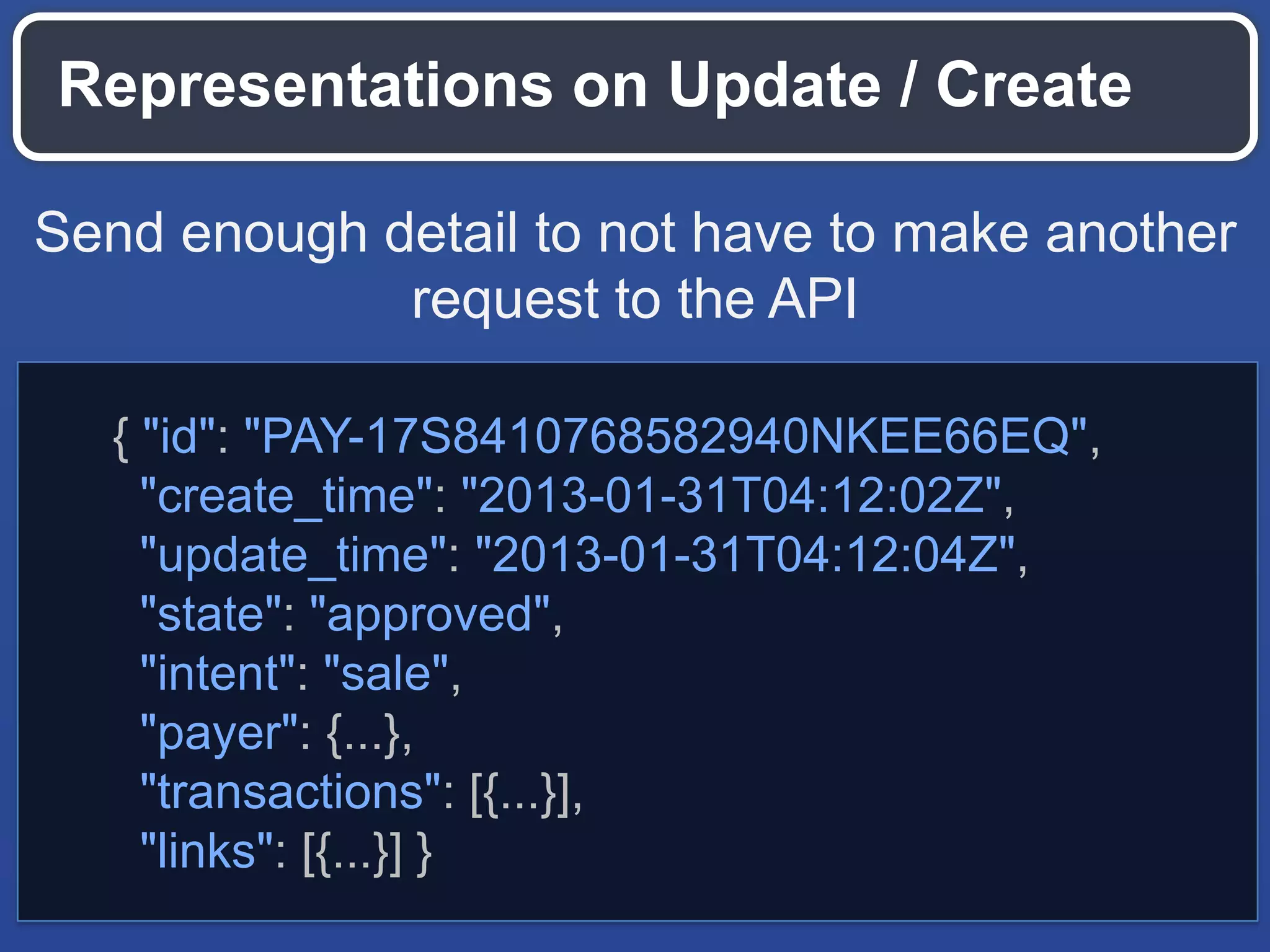 API architecture is all about tradeoffs
You are not making a perfect system,
you are making a perfect system for your
developers
Bringing it all Together
 