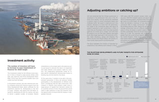 The number of investors will have
to increase to ease requirement of
finances for 2020 target
The investment market for the offshore wind indus-
try in China is limited to state-owned utilities (with
high cash reserves) and China Development Bank.
Major WTGs have also acquired sizeable loans and
credit lines from the bank.
In the present scenario, the cash reserves from utili-
ty companies along with financial support from the
China Development Bank seems sufficient for the
investment required for development in the next
2-3 years. However, with about EUR 120 billion re-
quired for developing 30 GW, the industry will have
to attract a greater number of investors. Recent
Investment activity
amendments to the project grant and approval pol-
icy are bound to improve the return on investment
and make offshore wind projects viable for inves-
tors. The collaborative partnership model for re-
gion-specific development allowing easy access to
funding may set the trend for the future.
At the same time, it remains to be seen if the gov-
ernment authorities in China will promote foreign
participation in the development of offshore wind
farms. Considering that the high construction risks
inherent in offshore wind projects might block a
large amount of capital from domestic utilities for
an uncertain amount of time, the government would
need to take measures to ease and diversify fund-
ing opportunities to ensure that the industry is ade-
quately financed.
We have observed that the Chinese government is
sensitised to the bottlenecks that exist in the off-
shore wind industry and has proactively displayed
a positive intent to correct procedural delays and
moderate tariffs. We expect a rapid pick-up in the
industry, allowing it to move from the demonstra-
tion stage to the commercial stage with about 10
projects expected to start construction in 2013. In
total, there are 16 projects which have been granted
approval, 8 of which are in Jiangsu, and more than
30 projects of an 8.1 GW total capacity have been
given early-stage approvals in the provinces of Fu-
jian, Hebei, Shandong, Jiangsu and Zhejiang. This
affirms the fact that despite delays, the industry re-
mains bullish about growth and development.
The figure highlights the timeline of important de-
velopments in the offshore wind industry in China.
Adjusting ambitions or catching up?
THE MILESTONE DEVELOPMENTS AND FUTURE TARGETS FOR OFFSHORE
WIND IN CHINA
* Since first concession projects were approved in Q1 2013; second concession is expected to take place by 2014
Source: MEC Intelligence analysis; Quartz+Co analysis
With about 628 MW projects already under con-
struction, 400 MW installed capacity and about 3.4
GW of consented projects, we believe that China will
get close to its 2015 target. All consented projects,
which are allowed a maximum of two years from
concession date to begin construction, will enter
the building phase by 2014. Taking into account an
average construction time for offshore wind of 1-2
years in China, we expect a realistic target of about
4.5 GW is achievable, hence an annual capacity ad-
dition of 1-2 GW. The expected rate of growth is
greater than the current annual capacity addition by
the United Kingdom. While recent policy changes
have raised market sentiment, refining project grant
procedures and prioritising offshore wind farm con-
struction should speed-track the development.
Figure 5: The milestone developments and future targets for offshore wind in China
2005 2009 2010 2011 2012 2013 2015 2020
Installed capacity (GW)
0.2 0.3
0.4
~1.3
~5
~30
Target capacity (GW)
Renewable Energy Law
implemented
• Promote development
of renewable energy
• Offshore wind not
directly addressed;
initial approval at
provincial level followed
by final national level
approval
• Renewable Energy
Law established
Development
plan defining
offshore zones
• Provinces
develop 2020
roadmap with
non-binding
targets
• 12th FYP: 5 GW
by 2015 and 30
GW by 2020
• First concession
round in Sep-
tember; total 1
GW in Jiangsu
• Second conces-
sion (2 GW)
planned in 2012*
Implementation of
provisional regula-
tion on OW devel-
opment and
construction
• OW farms’
minimum distance
10 km and
minimum water
depth 10 m
• Shanghai
Donghai Bridge
100 MW phase II
started
construction
• Interim Measures for
Administration,
Development and
Construction; deve-
loping companies to
be at least 51%
Chinese-owned
• Shanghai Donghai
102 MW OW farm
completed; grid
connected in July
• Jiagnsu Rudong
intertidal (30 MW)
demonstration
completed; phase I
(100 MW) started
Projects expected to start
in 2013 and likely to be
completed by 2014
• 1 GW projects assigned
in the first concession
• Shanghai Lingang 102
MW OW farm
• Jiangsu Rudong 150MW
Offshore Wind farm
• Rudong intertidal
phase I and
phase II (150
MW) completed
in November
According to Zhang Yua
Deputy General Manager of
China Longyuan Power Group,
China's 5 GW target by 2015 is
achievable
16 17
 