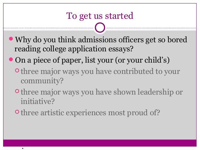 ... | Write Your Way Into College with a Great College Application Essay