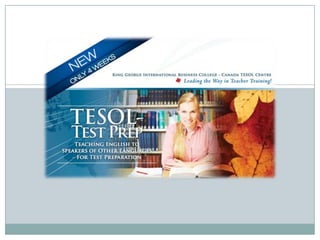 KGIBC-CTC TESOL for Test Preparation
