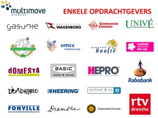 ENKELE OPDRACHTGEVERS
 