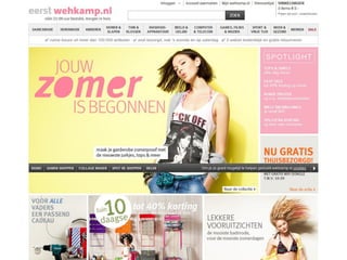 verleiden en scoren (conversie)
 