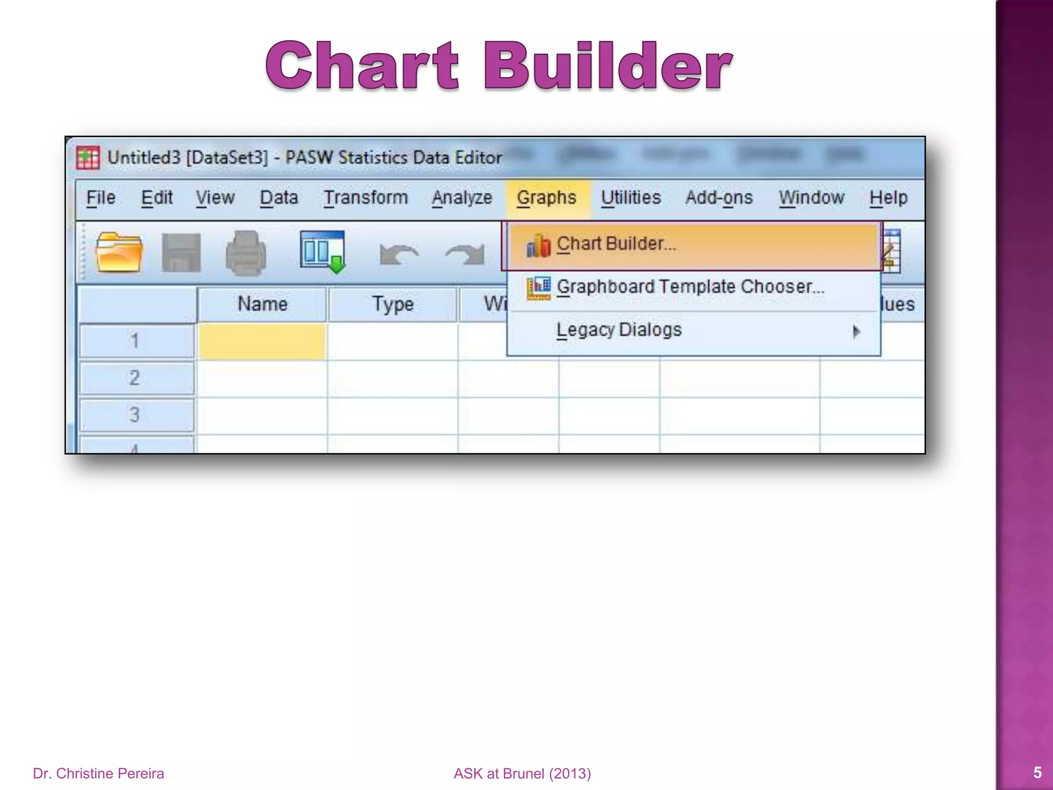 Dr. Christine Pereira ASK at Brunel (2014) 5
 