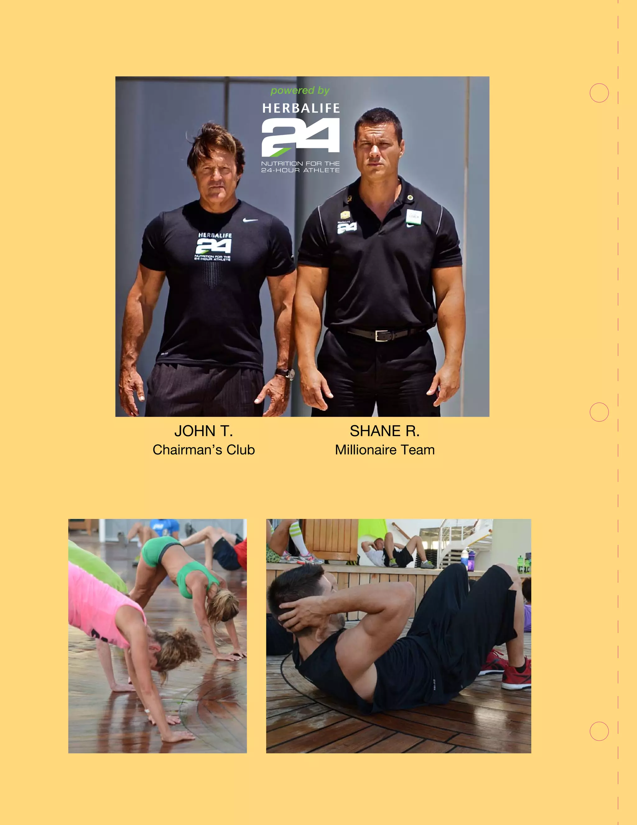 24
John T.
Chairman’s Club
shane R.
Millionaire Team
powered by
 