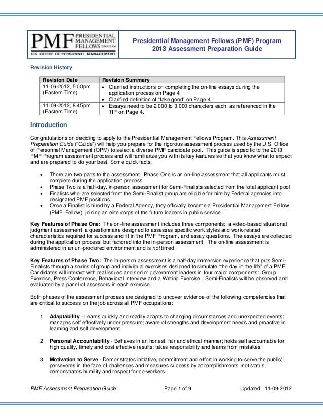 Pmf Resume Example Pmf Resume Example