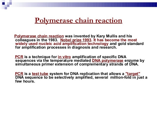 Image result for what is polymerase chain reaction test