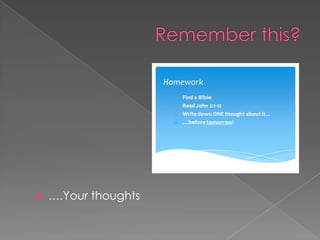    ….Your thoughts
 