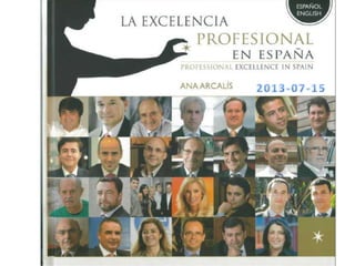 2013 professional excellence in spain