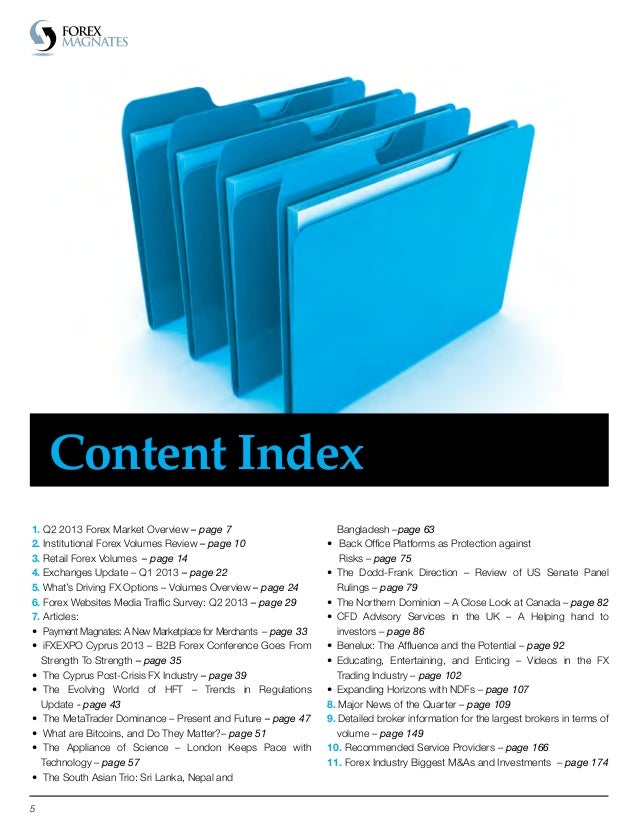 Forex magnates quarterly industry report