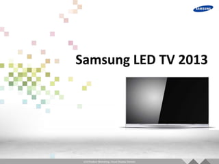 LCD Product Marketing, Visual Display Division
 