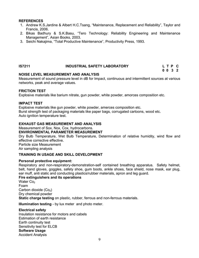 safety syllabus 2013 reg