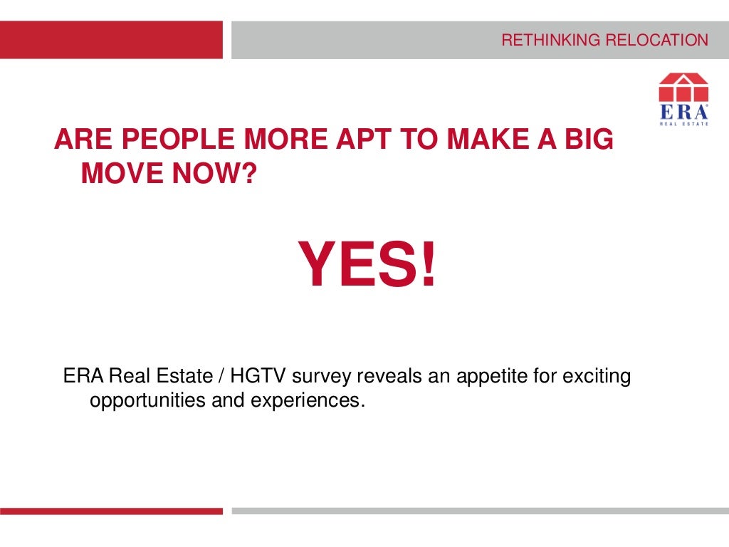 2013 Real Estate Relocation Trends