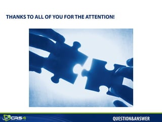 QUESTION&ANSWER
THANKS TO ALL OF YOU FOR THE ATTENTION!
 