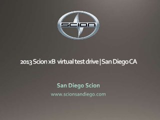 2013 Scion xB  virtual test drive | San Diego CA