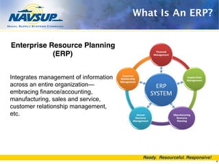 Navy Enterprise Resource Planning (ERP): The Journey Continues