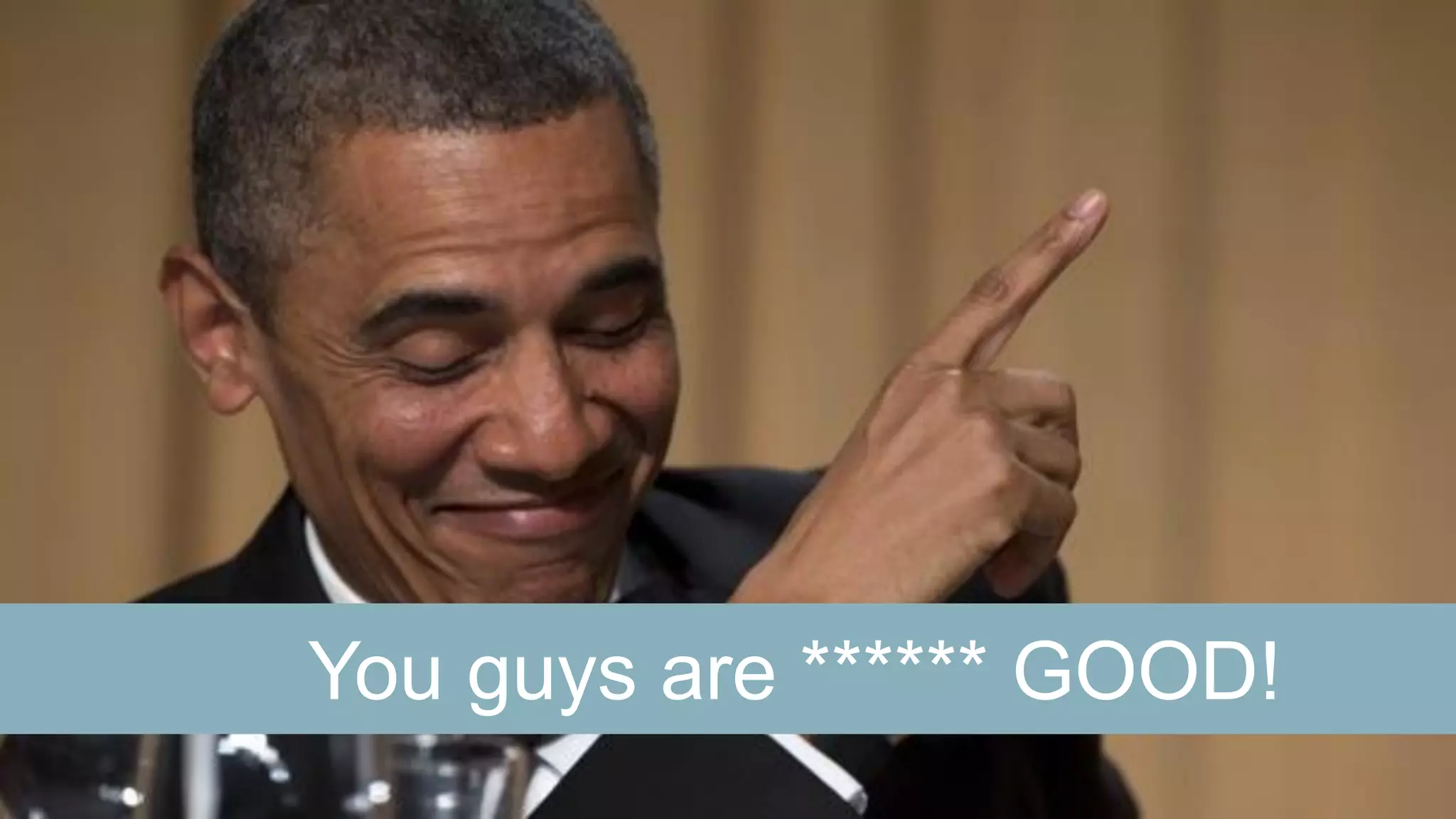 You guys are ****** GOOD!
@wilreynolds

 