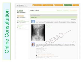 Online Consultation
Dr John Doe

 