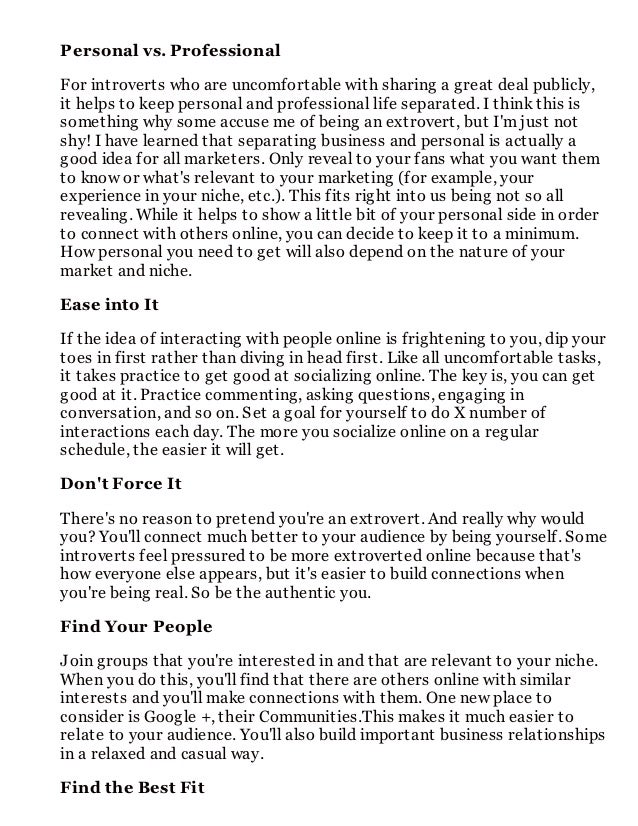 Social Introverts Examples Social Media Introvert Examples – SSMSR
