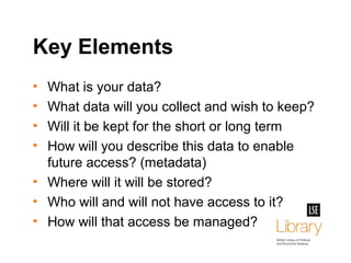 Supporting the Research data management process- a guide for Librarians. .