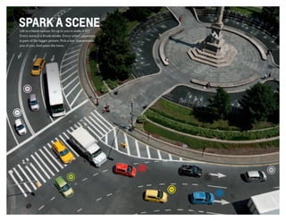 SPARK A SCENELife is a blank canvas. It’s up to you to make it art.
Every move is a brush stroke. Every urban adventure
is part of the bigger picture. Pick a hue that reminds
you of you. And paint the town.
 