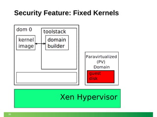 Security Feature: Fixed Kernels

39

 