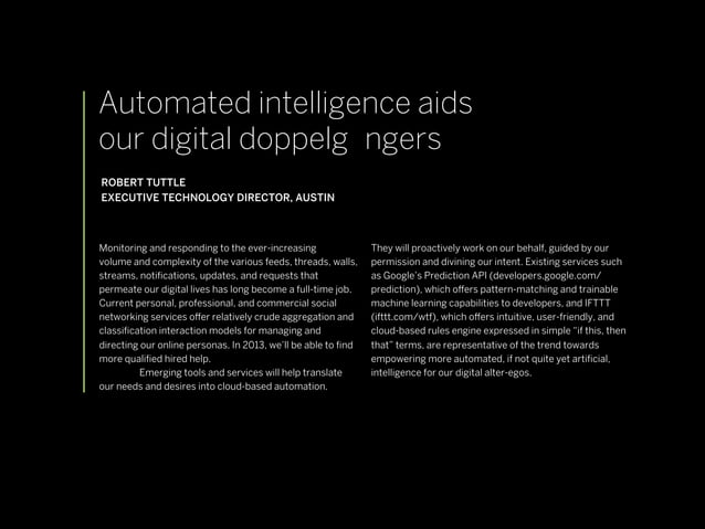 2013 Tech Trends