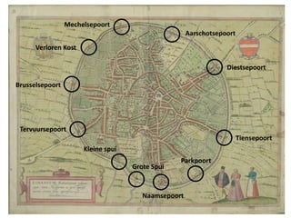 Leuven in de middeleeuwen: stedelijke ontwikkeling, straten en pleinen