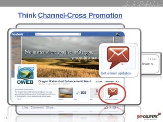 Think Channel-Cross Promotion




14
 