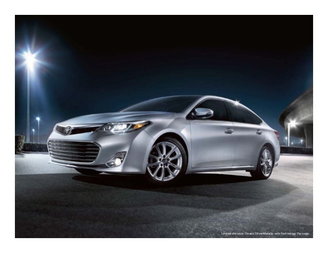 2013 toyota avalon brochure il toyota dealer serving peoria 3 638