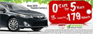 2013 Toyota Camry at Jerry's Toyota in Baltimore, Maryland