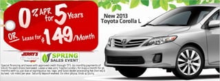 2013 Toyota Corolla at Jerry's Toyota in Baltimore, Maryland