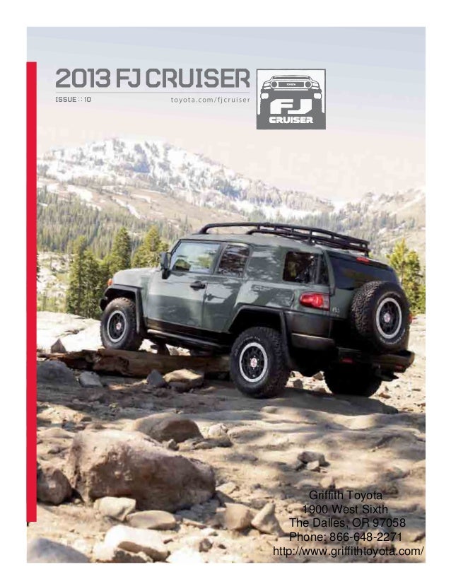 2013 Toyota Fj Cruiser Brochure Or Portland Toyota Dealer