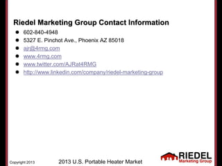 Riedel Marketing Group Contact Information
 602-840-4948
 5327 E. Pinchot Ave., Phoenix AZ 85018
 ajr@4rmg.com
 www.4r...