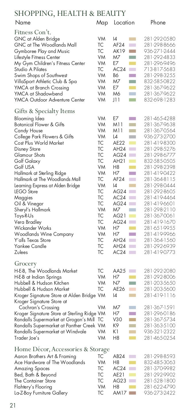 The Woodlands Visitors Visitor S Guide And Map The Woodlands Visitors Visitor S Guide And Map