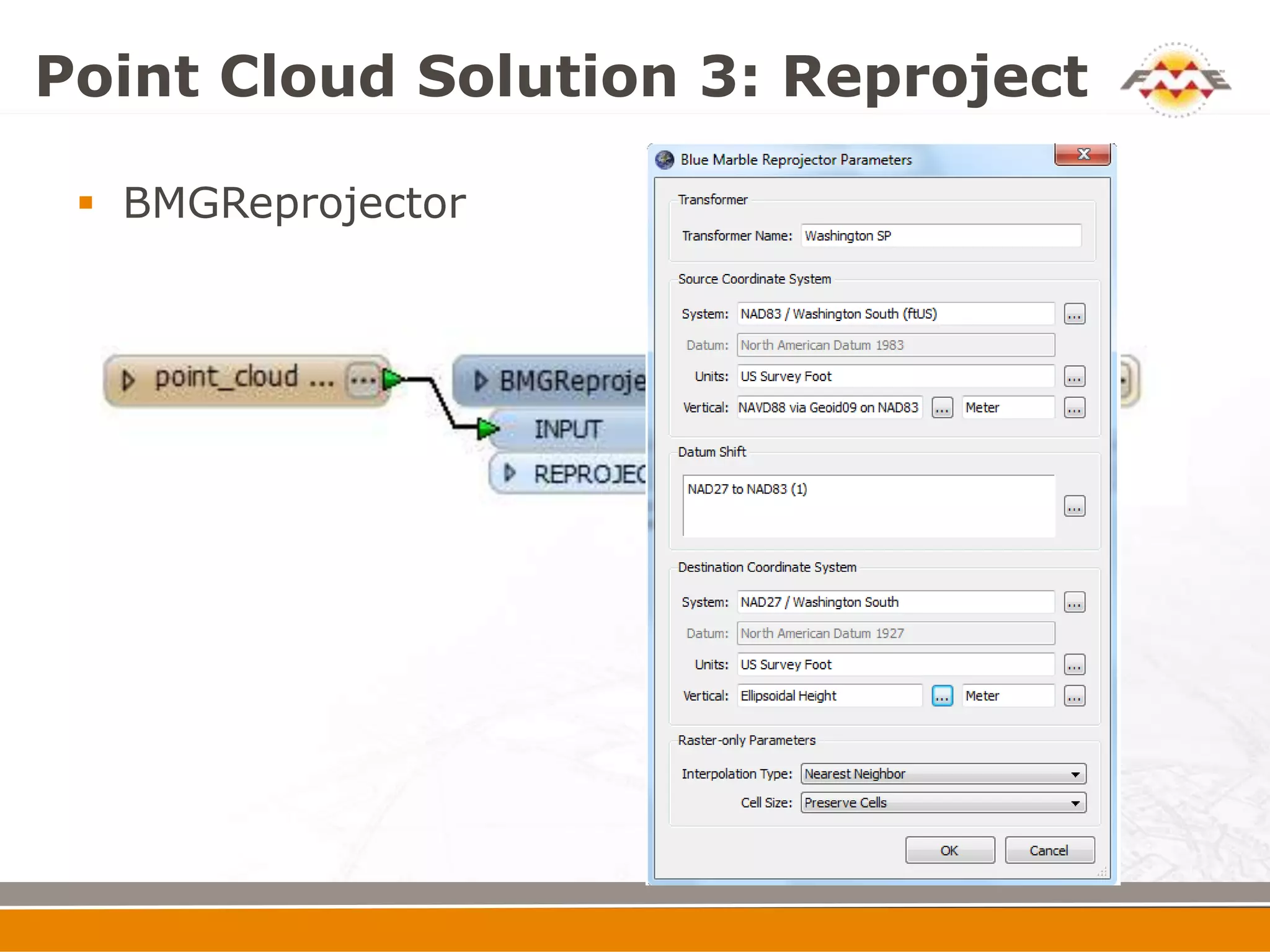 Point Cloud Solution 3: Reproject

  BMGReprojector
 