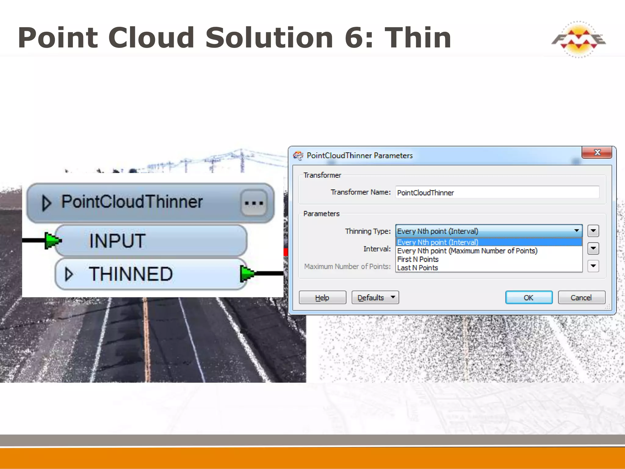 Point Cloud Solution 6: Thin
 