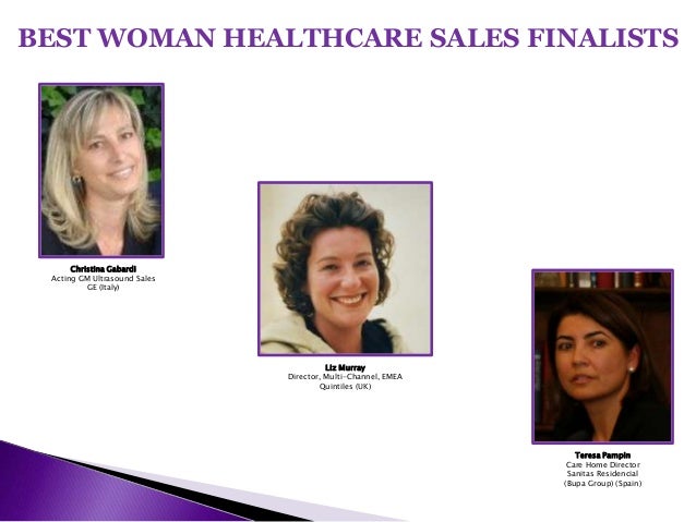 Women In Sales Awards - 2013 Finalists