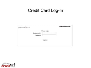Credit Card Portal

 
