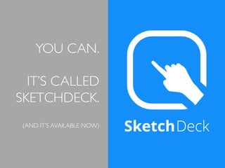 SketchDeck early pitch deck slide from January 2014