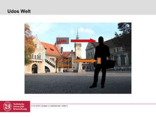 Udos Welt

Udo

Smartphone

21.01.2014 | Gruppe 2 | Unternehmen | Seite 3

 