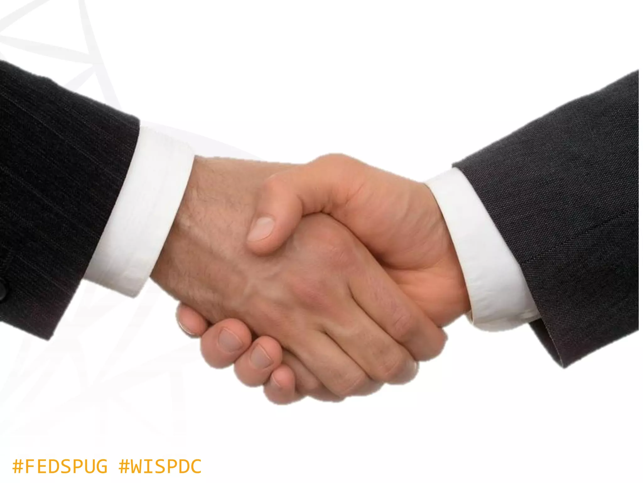 #FEDSPUG #WISPDC

 