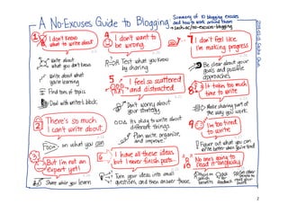 A No-Excuses Guide to Blogging Slide 2