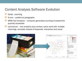 Content Analysis Overview for Persona Development | PPT