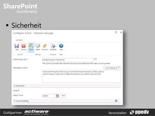 Veranstalter:Goldpartner:
 Sicherheit
 