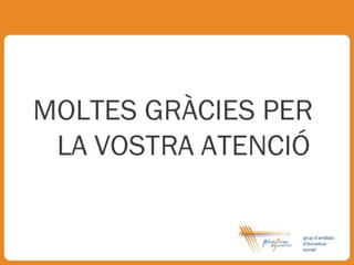 2014 02 Avaluació d'impacte al tercer sector: Els casos de Ampans i Plataforma Educativa - Jordi Mir, Josep Vidal