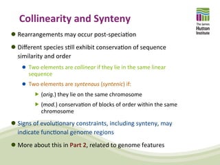 Comparative Genomics and Visualisation - Part 1 | PDF