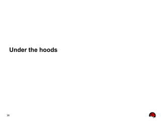 39
Under the hoods
 