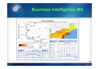 110
Image Source: http://www.inetsoft.com/business/solutions/applying_business_intelligence_to_manufacturing/
Business Intelligence (BI)
 